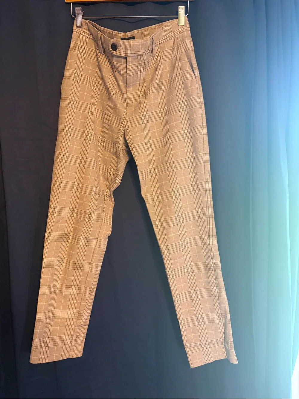 Banana Republic Tan Plaid Men's Dress Pants